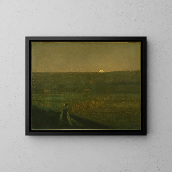 Lever de lune - George Fuller — ingelijst kunstwerk aan de muur