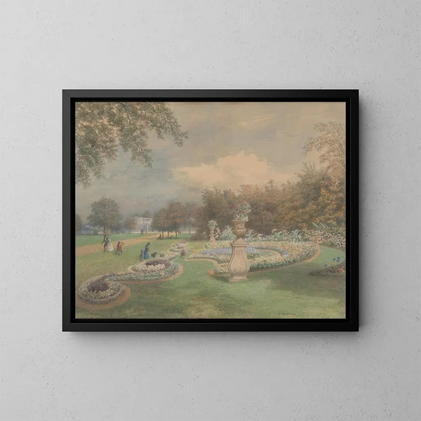 Parc des Régents - George Harvey — ingelijst kunstwerk aan de muur