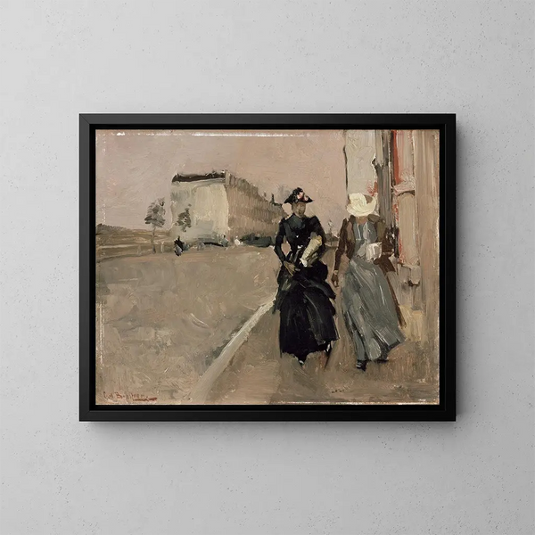 Rafale de vent - George Hendrik Breitner — ingelijst kunstwerk aan de muur