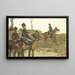 Hussards - George Hendrik Breitner — framed artwork on a wall