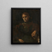 Study after the model - George Hendrik Breitner — framed artwork on a wall