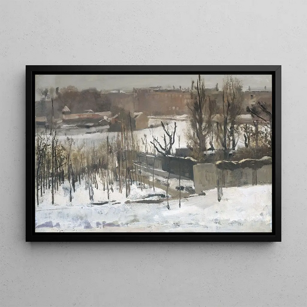 George Hendrik Breitner - View of the Oosterpark Amsterdam in the Snow.webp
