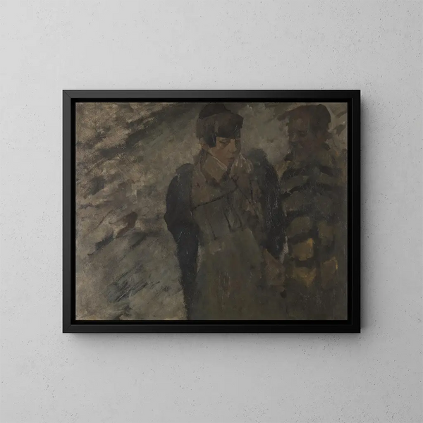 Winter - George Hendrik Breitner — ingelijst kunstwerk aan de muur