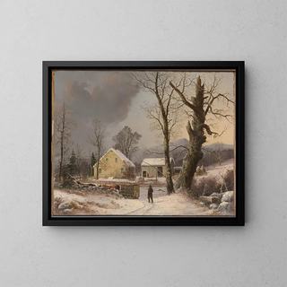 George Henry Durrie - Winter Landscape.webp