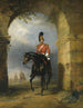 portret van een officier van de Dragoon Guards - George Henry Laporte — weergave van het kunstwerk