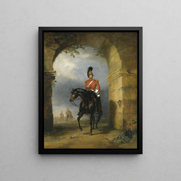 George Henry Laporte - Portrait Of An Officer Of Dragoon Guards.webp
