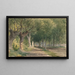 Allée d'arbres - George Henry Smillie — framed artwork on a wall