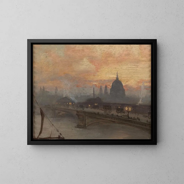 Pont des Frères Noirs au petit matin - George Hyde Pownall — ingelijst kunstwerk aan de muur