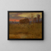 Glow of the Evening on the Prairie - George Inness — framed artwork on a wall