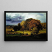 Autumn Oaks - George Inness — framed artwork on a wall