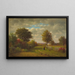 Going to the market - George Inness — framed artwork on a wall