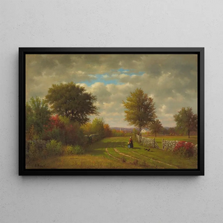 George Inness - Going To Market.webp