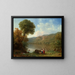 Lac Nemi - George Inness — ingelijst kunstwerk aan de muur