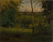 Uitzicht op de rivier - George Inness — weergave van het kunstwerk