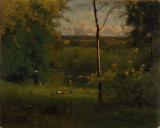 George Inness - Looking over the River.webp