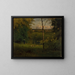 Uitzicht op de rivier - George Inness — ingelijst kunstwerk aan de muur