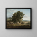 The Woodcutter - George Inness — framed artwork on a wall
