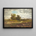 Mountain pasture - George Inness — framed artwork on a wall