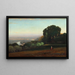 View of the Tiber near Perugia - George Inness — framed artwork on a wall