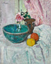 Fruits roses roses en stilleven - George Leslie Hunter — weergave van het kunstwerk