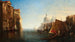 Ochtend op het Grote Kanaal in Venetië - George Loring Brown — weergave van het kunstwerk