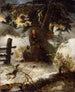 De houthakker - George Loring Brown — weergave van het kunstwerk