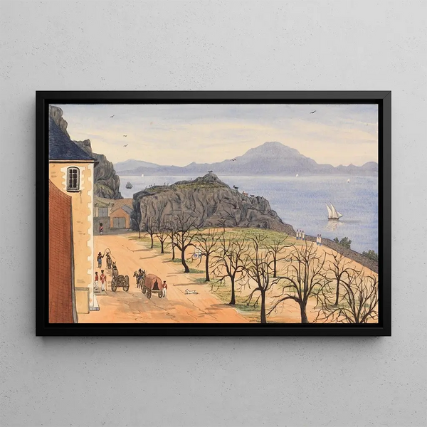 George Lothian Hall - The Mountains of Africa from the Hospital at Gilbraltar.webp