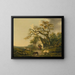 Een landelijk herberg - George Morland — ingelijst kunstwerk aan de muur