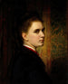 portret van Maria Healy, de dochter van de kunstenaar - George Peter Alexander Healy — weergave van het kunstwerk