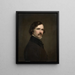 Zelfportret - George Peter Alexander Healy — ingelijst kunstwerk aan de muur