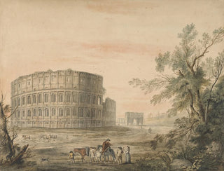 George Robertson - Colosseum Rome with Arch to the Left.webp