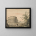Romeinse Colosseum met boog links - George Robertson — ingelijst kunstwerk aan de muur