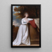 Barbara marquise de Donegall - George Romney — framed artwork on a wall