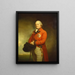 Major-general Sir Archibald Campbell - George Romney — framed artwork on a wall