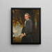 Portrait of John Redhead - George Romney — framed artwork on a wall