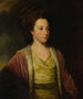 Portrait Painting of Frances Alicia Bennet - George Romney — artwork view