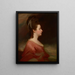 Portrait of Harriet Blanchard - George Romney — framed artwork on a wall