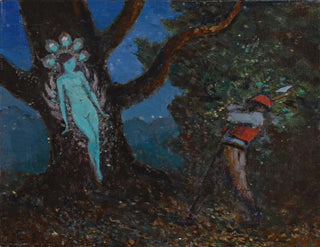 George Russell - The Woodchopper And The Tree Spirit.webp