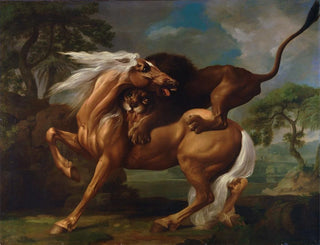 George Stubbs - A Lion Attacking a Horse.webp