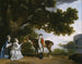 Kapitein Samuel Sharpe Pocklington met zijn vrouw Pleasance en mogelijk haar zus Frances - George Stubbs — weergave van het kunstwerk