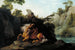 Paard verslonden door een leeuw - George Stubbs — weergave van het kunstwerk