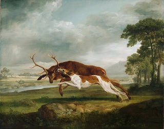 George Stubbs - Hound Coursing a Stag.webp