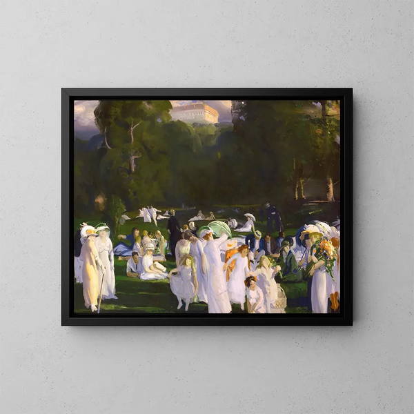 Een dag in juni - George Wesley Bellows — ingelijst kunstwerk aan de muur