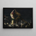 De twee leden van deze club - George Wesley Bellows — ingelijst kunstwerk aan de muur