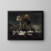 Avond in de club - George Wesley Bellows — ingelijst kunstwerk aan de muur