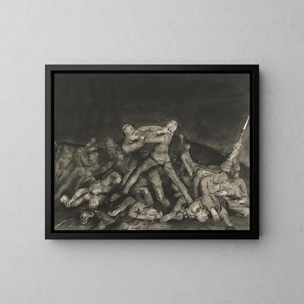 Geest van sergeant Pelly - George Wesley Bellows — ingelijst kunstwerk aan de muur