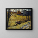 Hooi- en schuurmolens - George Wesley Bellows — ingelijst kunstwerk aan de muur