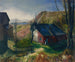 Bergboerderij - George Wesley Bellows — weergave van het kunstwerk
