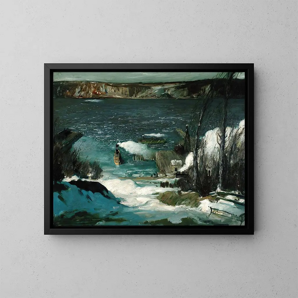 Rivière du Nord - George Wesley Bellows — ingelijst kunstwerk aan de muur