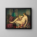 nieuw met een zeshoekige omslag - George Wesley Bellows — ingelijst kunstwerk aan de muur